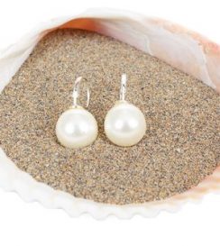 CZ and Pearl Stud Earrings Diamond Stud With Real Pearl  Etsy Canada   Diamond studs Pearl stud earrings Pearl studs